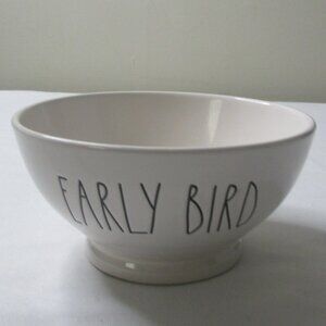 Rae Dunn Bowl Early Bird White Cereal Bowl